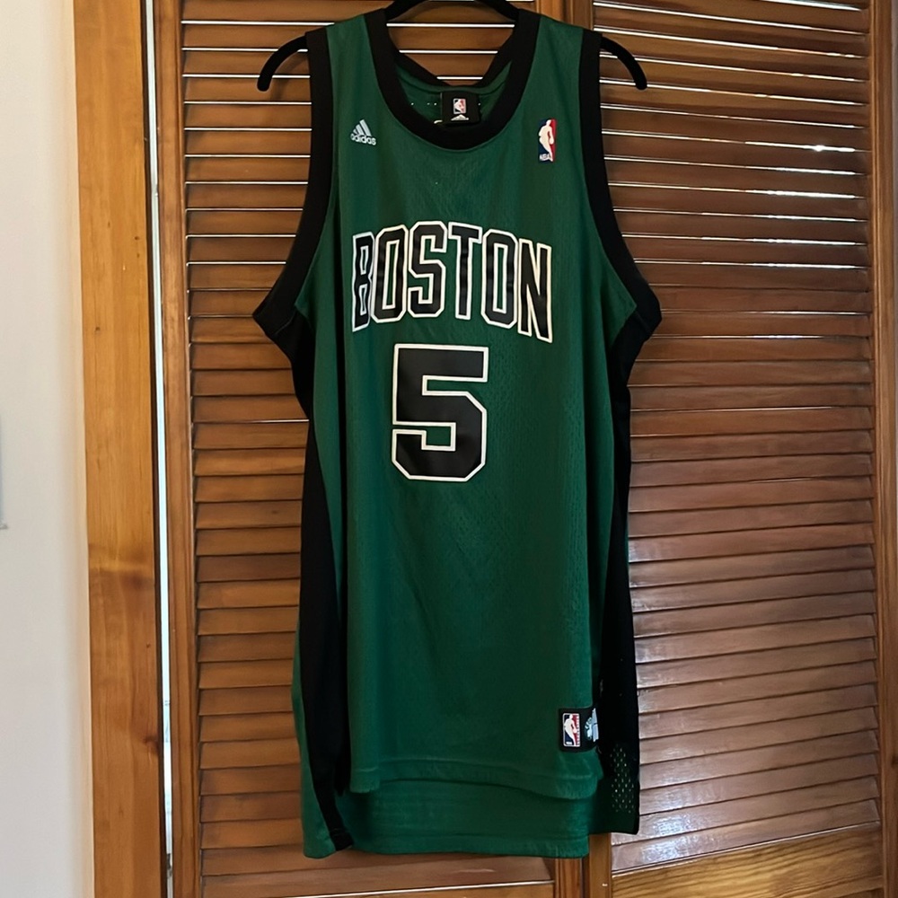 Authentic Adidas Celtics Basketball Jersey - Kevin Garnett - Men’s L +2” length